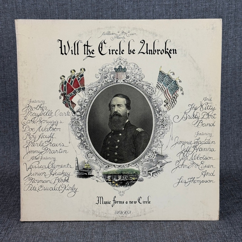 Nitty Gritty Dirt Band Will the Circle be Unbroken 2LP Vinyl Records - GOOD